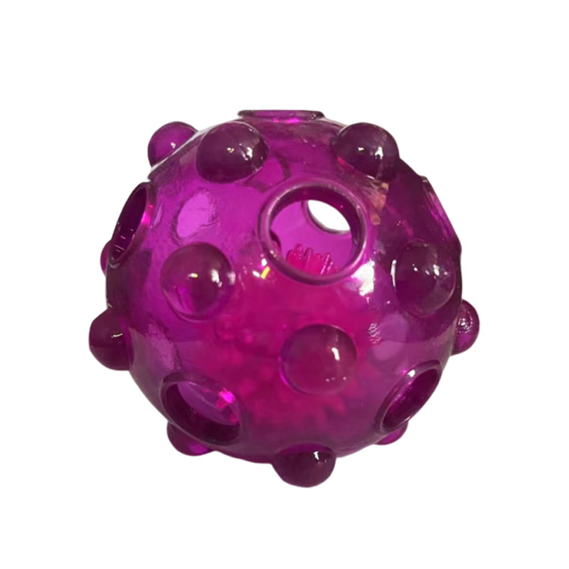 Cross-border Amazon voice-emitting and glowing toy dog flash ball puppy interactive self-entertainment and boredom pet toy wholesale Item Picture