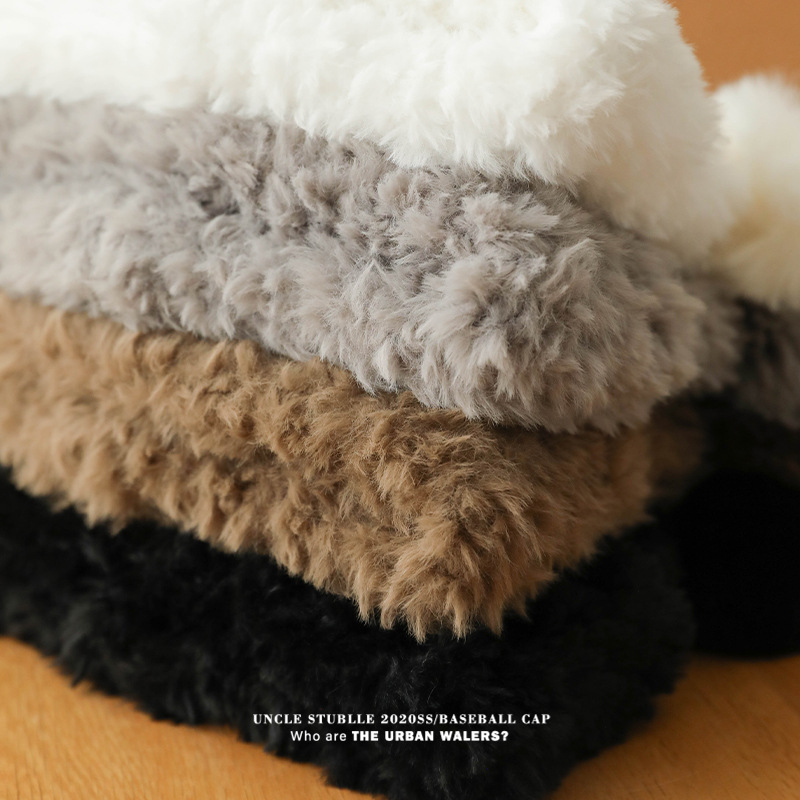 Burst Cute Bear Woolen Hat Girl Autumn Winter Thick Warm Plush Knit Hat Big Head Around The Face Small Hat Application Scenario