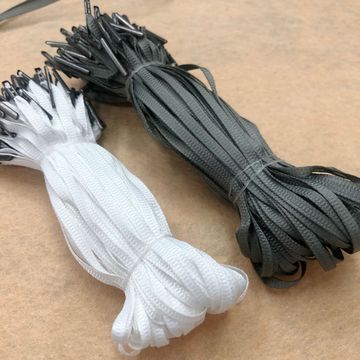 吊粒、吊牌/服装挂牌绳/丝带金属吊粒白底实物图