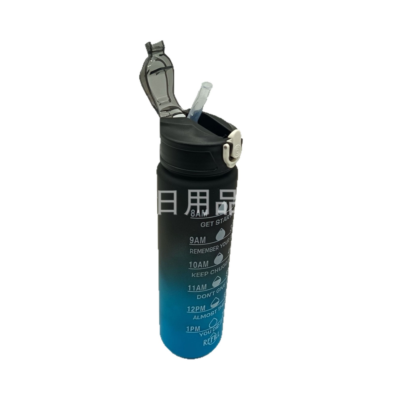 Wholesale frosted gradient sports water bottles for men and women, fitness water cups, portable outdoor water cups, cross-border exclusive space cups Item Picture