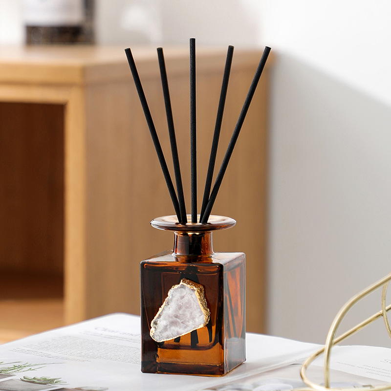 New Non-Fire Essential Oil Rattan Home Aromatherapy Bottle Hotel Aromatherapy Decoration Bathroom Deodorizer Factory Direct Sales Specification drawing