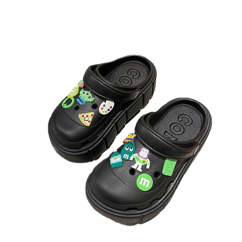 Thick-Soled Crocs Wear Women's Summer Indoor Home 2023 New Style Of Anti-Slip Platform Sandals For Women Item Picture