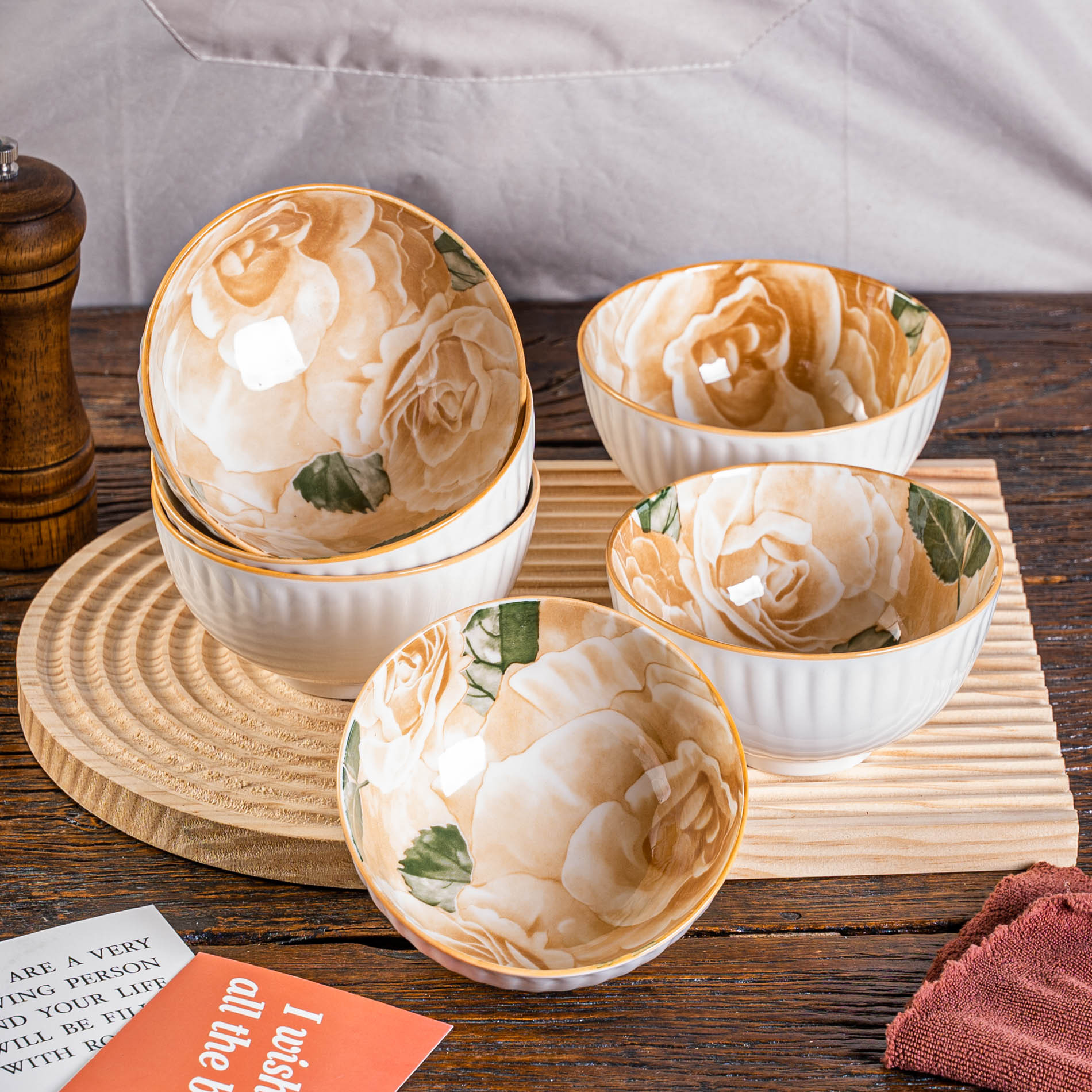 釉下彩陶瓷4/碗/餐具产品图