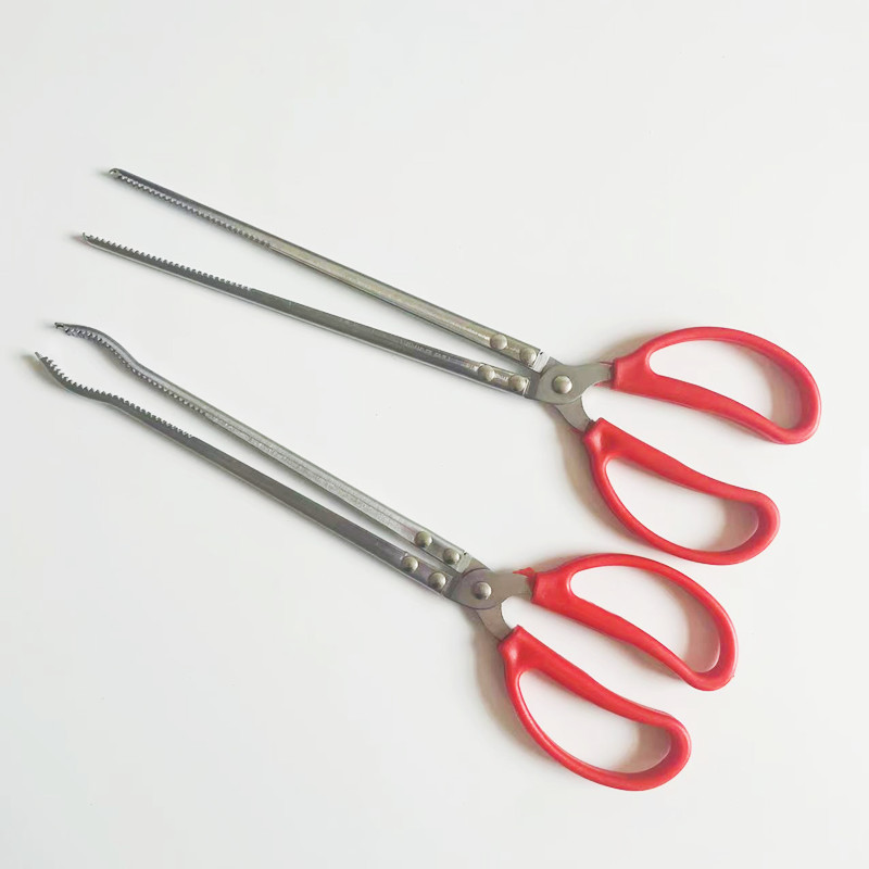 Wholesale of stainless steel eel tongs, extended and thickened, loach fish catching tongs, crab fish digging and sea fishing tools Item Picture