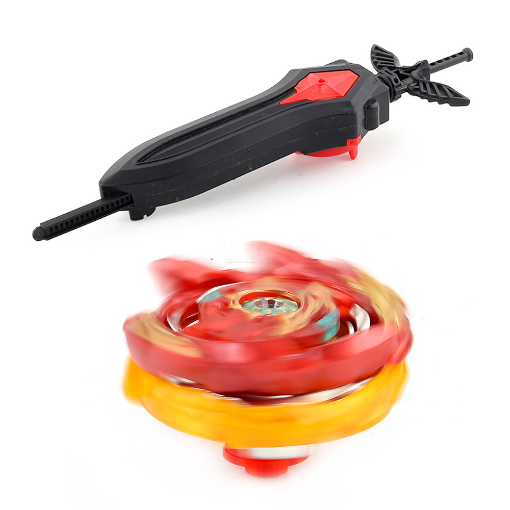 Factory supply Z brand burst gyroscope toy Super King Series B-159A Bidirectional pull ruler sword-shaped launcher box Application Scenario