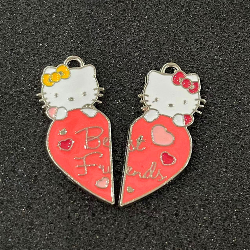 hello kitty necklace, light luxury, high-end, niche, trendy female, cool and hot girl, male, Instagram couple, a student best friend