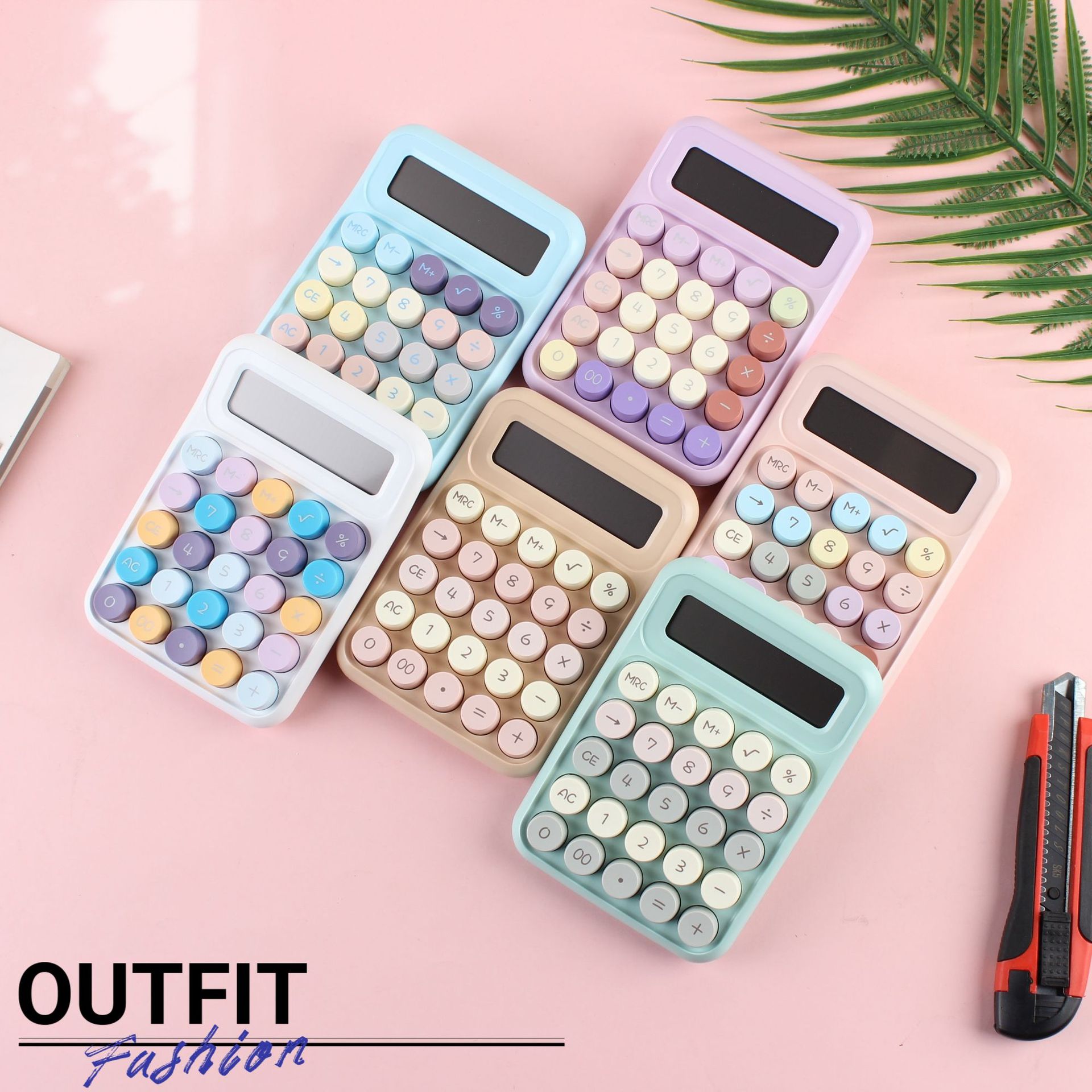 ins卡通可爱高颜计算器便携式学生学习办公室会计小型计算机