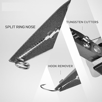Pgt-004 Stainless steel Lougar pliers, small rope and sheathed scissor type hook remover, iron plate sea fishing pliers, line cutter Application Scenario