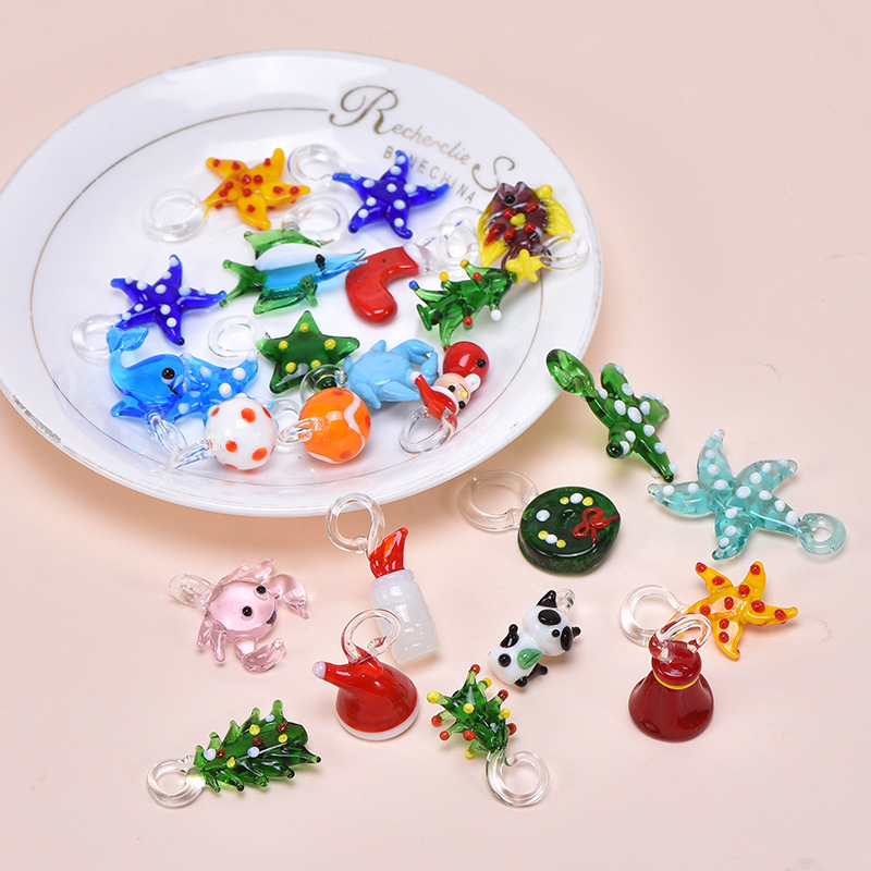 Handmade Glass Pendants, Cute Chinese Trend Girl Style Bracelet Earrings, Exquisite Diy Headwear Accessories Item Picture