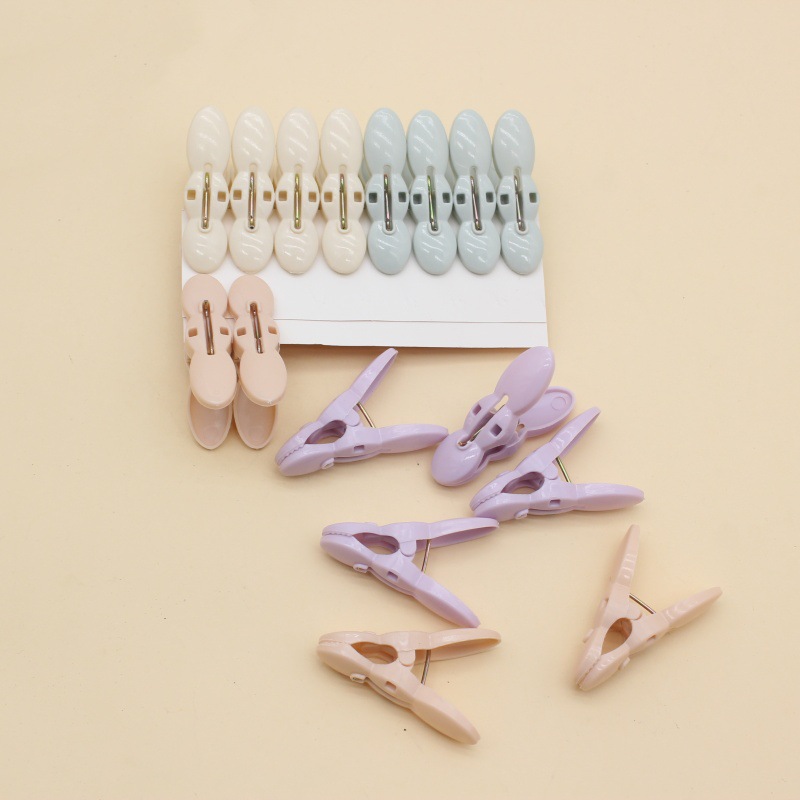 Cross-border wholesale bulk plastic open clip, multi-functional windproof and anti-slip drying and storage clip, snack seasoning sealing details Picture