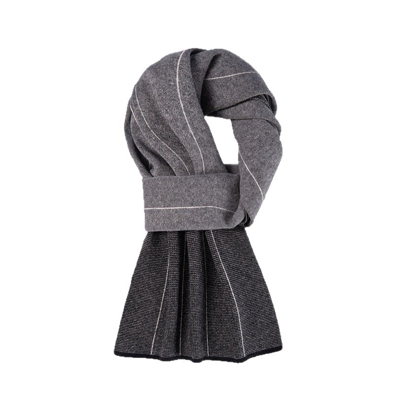 围巾/围巾欧美风/单色围巾/长围巾加厚/足球迷围巾白底实物图