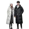 Direct sales from the manufacturer of the 2022 new style of Central Academy of Drama couple down jackets for men and women, long, knee-length, thick and loose Korean-style school uniforms Item Picture