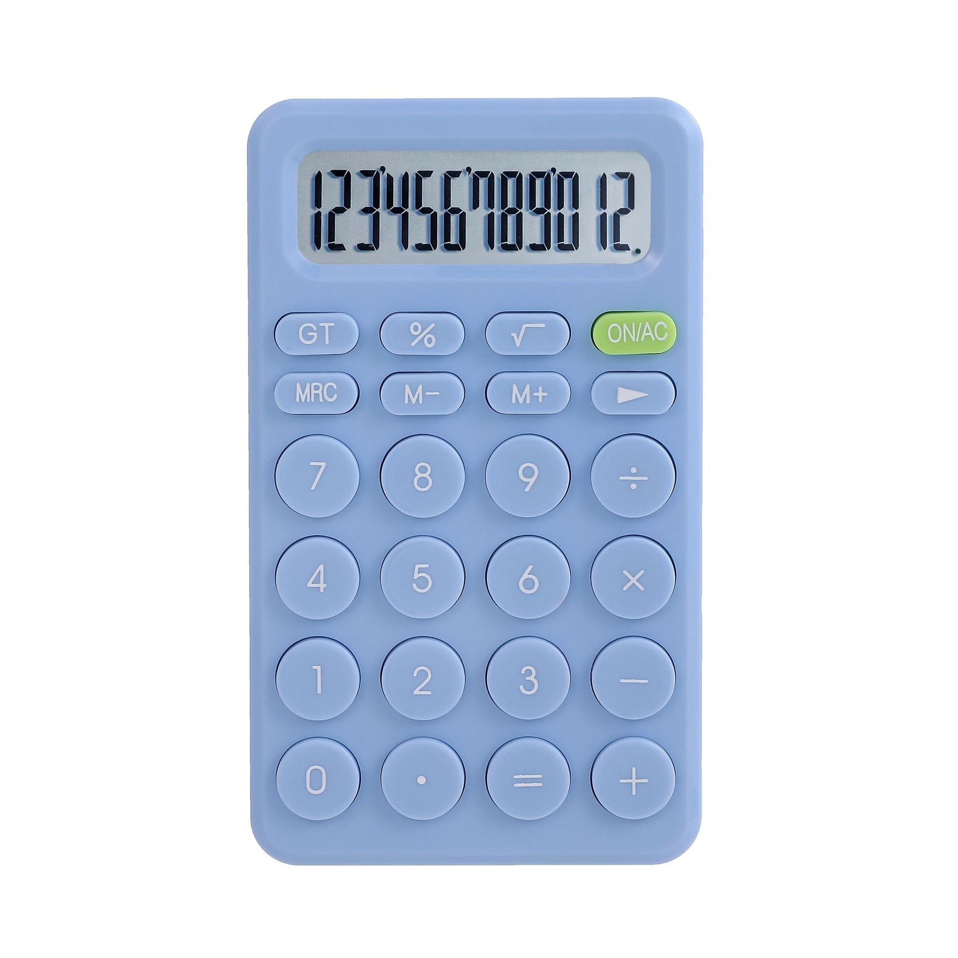 Factory direct supply of candy-colored cute calculator, solar 12-digit creative portable student calculator 809B Specification image