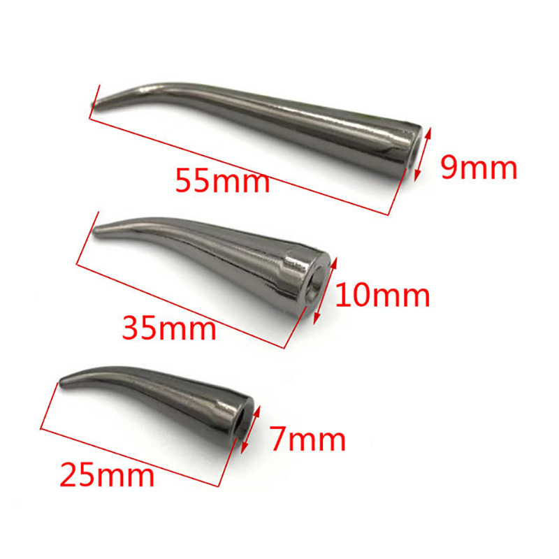 Customized processing of horn screws, punk hats, dog necklaces, rivets, diy alloy square Angle rivets Specification image