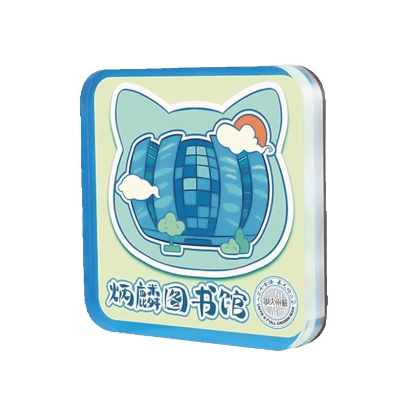 Customized acrylic magnetic fridge magnets, star advertisements, cultural and creative city cartoon and animation, pet photo magnetic stickers Item Picture