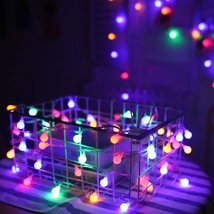 led灯串电池usb圆球串灯圣诞满天星星灯地摊灯房间装饰小彩灯批发