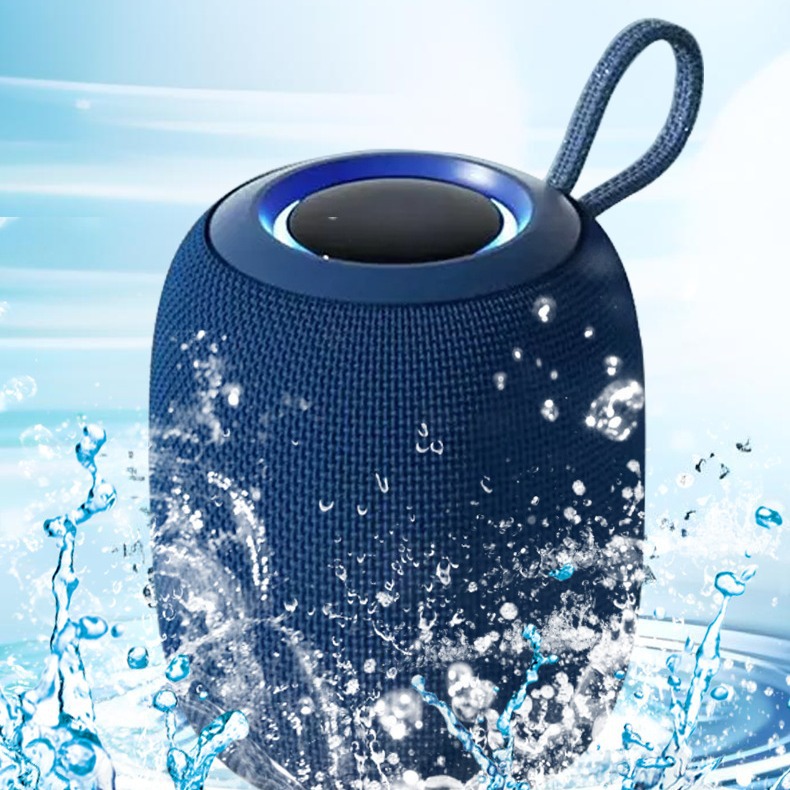 Deep waterproof Bluetooth outdoor speaker, IPX7 waterproof fabric, portable 360°TWS series for cross-border connection details Picture