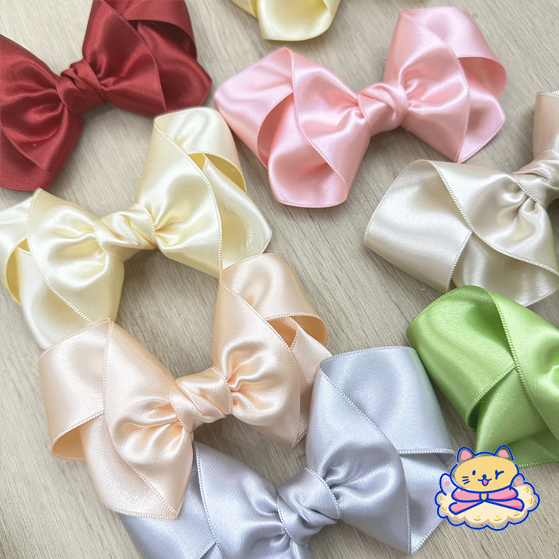 Small Package Imported Double-Sided Diamond Crystal Ribbon Handmade Diy Hair Accessories Bow Material Clothing Straw Hat Accessories Specification drawing