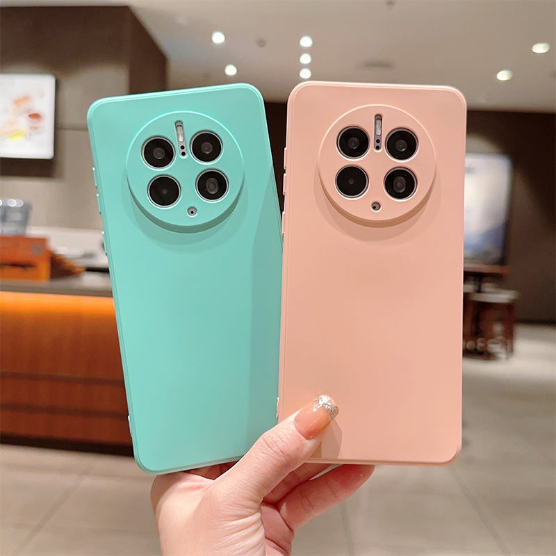 跨境液态硅胶手机壳适用华为mate70pro/p70/nova13/荣耀300手机壳