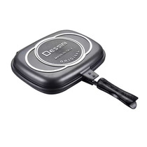 32CM double-sided griddle pan Double-sided non-stick griddle pan double-sided griddle pan