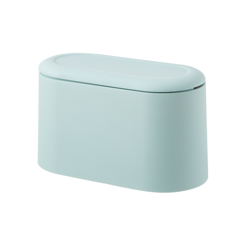 Pop-up lid desktop trash can details Picture