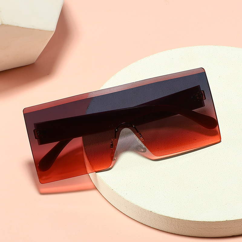 2023 New frameless sunglasses, high-definition UV-resistant glasses, outdoor sports fashion and colorful sunglasses details Picture