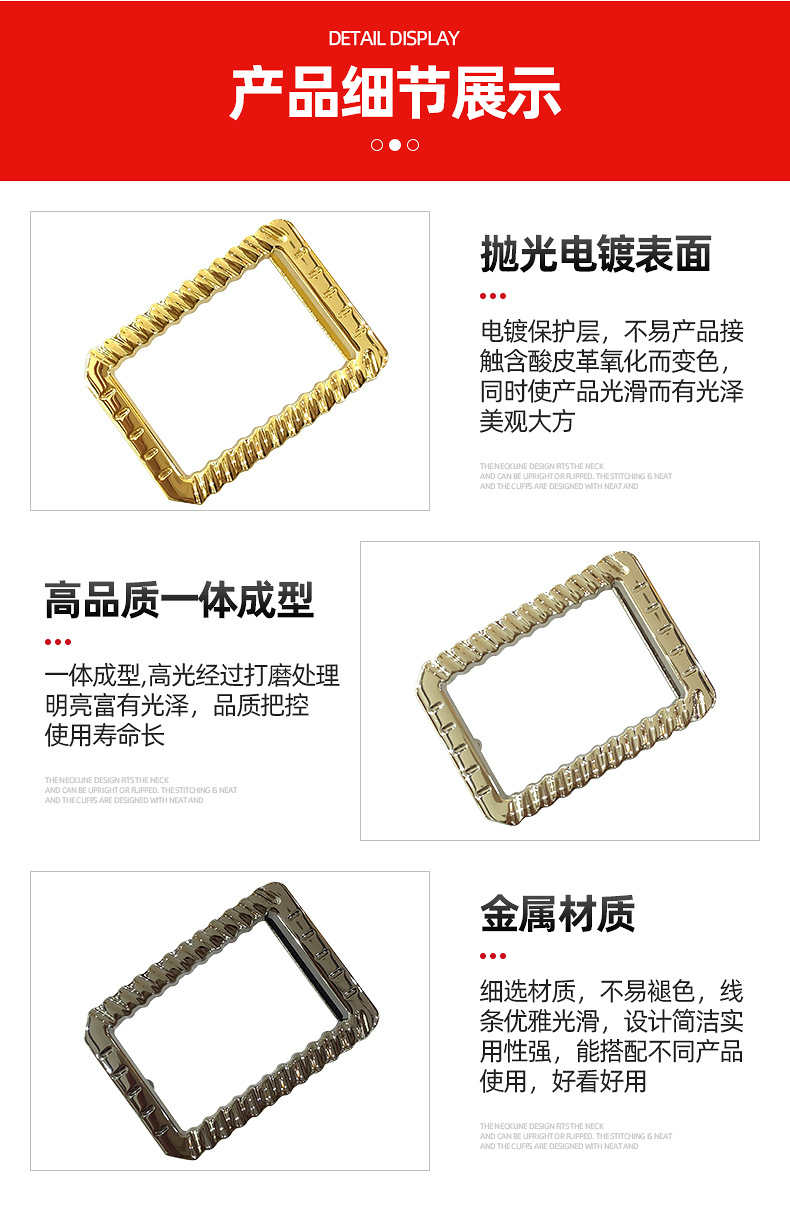 Korean style trendy casual inner wear with metal belt buckle, versatile for business, fashionable and simple. Korean alloy belt buckle pic 6