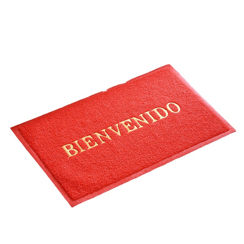 Lingou Silk ring floor mat, anti-slip and dust-proof outdoor mat, entrance mat, rectangular English mat, and entrance floor mat can be cut Item Picture