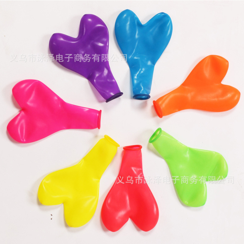 Colorful crystal bubble balloons, transparent heart-shaped birthday party decoration, photo props, 10 inches, 2.3 grams Application Scenario