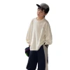 Stylish boys' T-shirt 2025 Spring and Autumn New Style Children's comfortable and soft long-sleeved boys' printed off-the-shoulder top Item Picture
