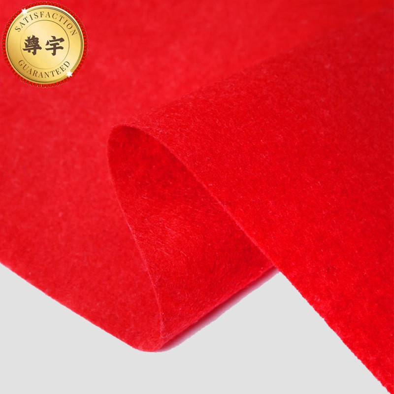Wholesale red carpet, wedding and celebration red carpet, bright red, commercial opening, one-time thickened non-woven fabric red carpet, national trend Application Scenario