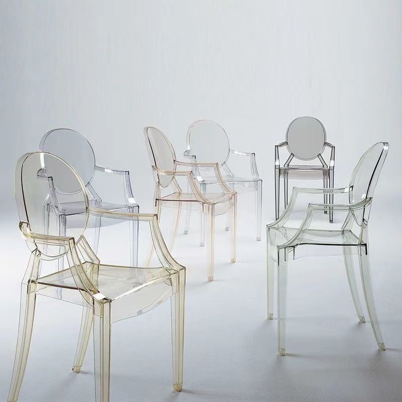 透明椅子亚克力水晶椅塑料魔鬼幽灵椅餐椅网红化妆椅梳妆凳子代发
