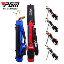 PGM wholesale golf bag with bracket gun bag for men and women 6 colors can hold 9 clubs