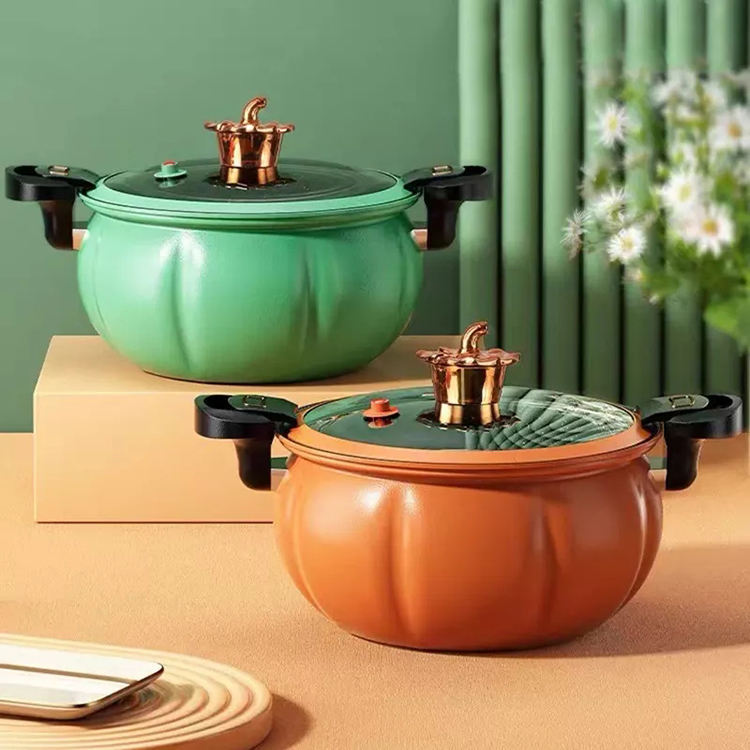 Micro-pressure pot, a new household hit, pumpkin soup pot, stew pot, multi-functional non-stick pot, gas stove, universal stew pot