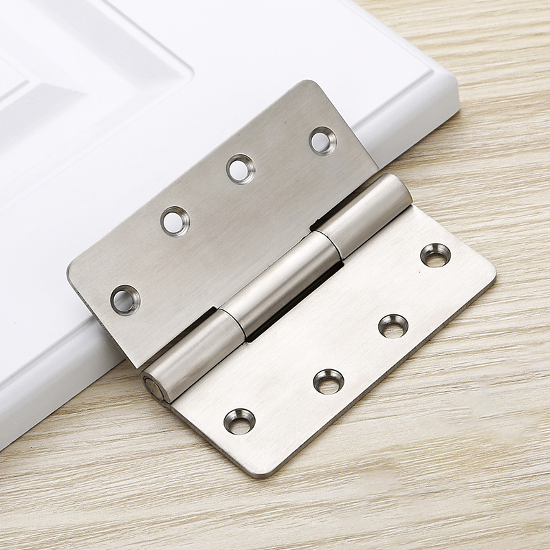Stainless Steel Flat Hinge Thickened Silent Korean Bearing Loose-Leaf Hinge Korean Version 4 Inch Hinge Application Scenario
