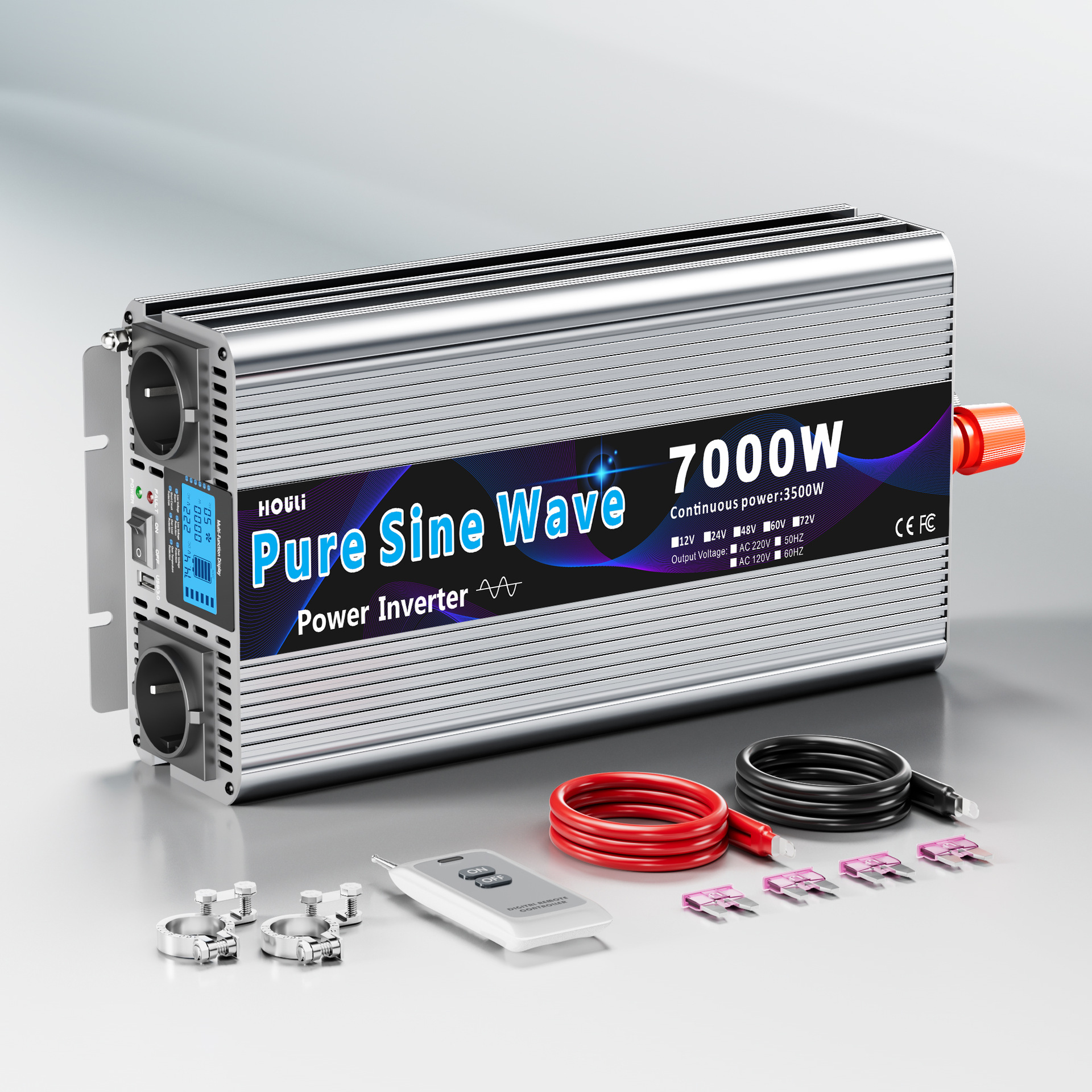 HOULI INVERTER Shenzhen Inverter Pure sine wave inverter 6000W8000W converter