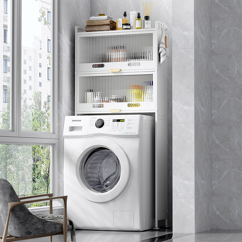 Bathroom Storage Rack Roller Washing Machine Storage Rack Toilet Floor Storage Rack Above The Toilet Specification drawing