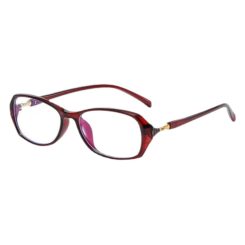 New anti-blue light presbyopia frame women's fashion Korean version ultra-light anti-blue light flat mirror street anti-blue light Item Picture