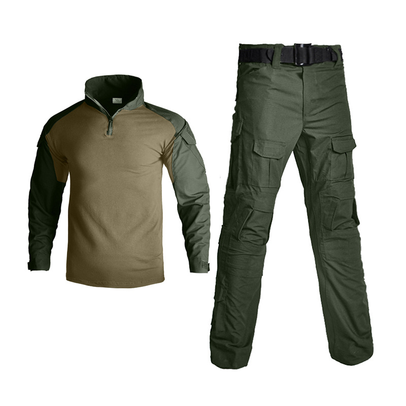 Hanye Frog Suit long-sleeved CP tactical training suit ACU Frog suit without protective gear camouflage suit one-piece consignment wholesale Item Picture