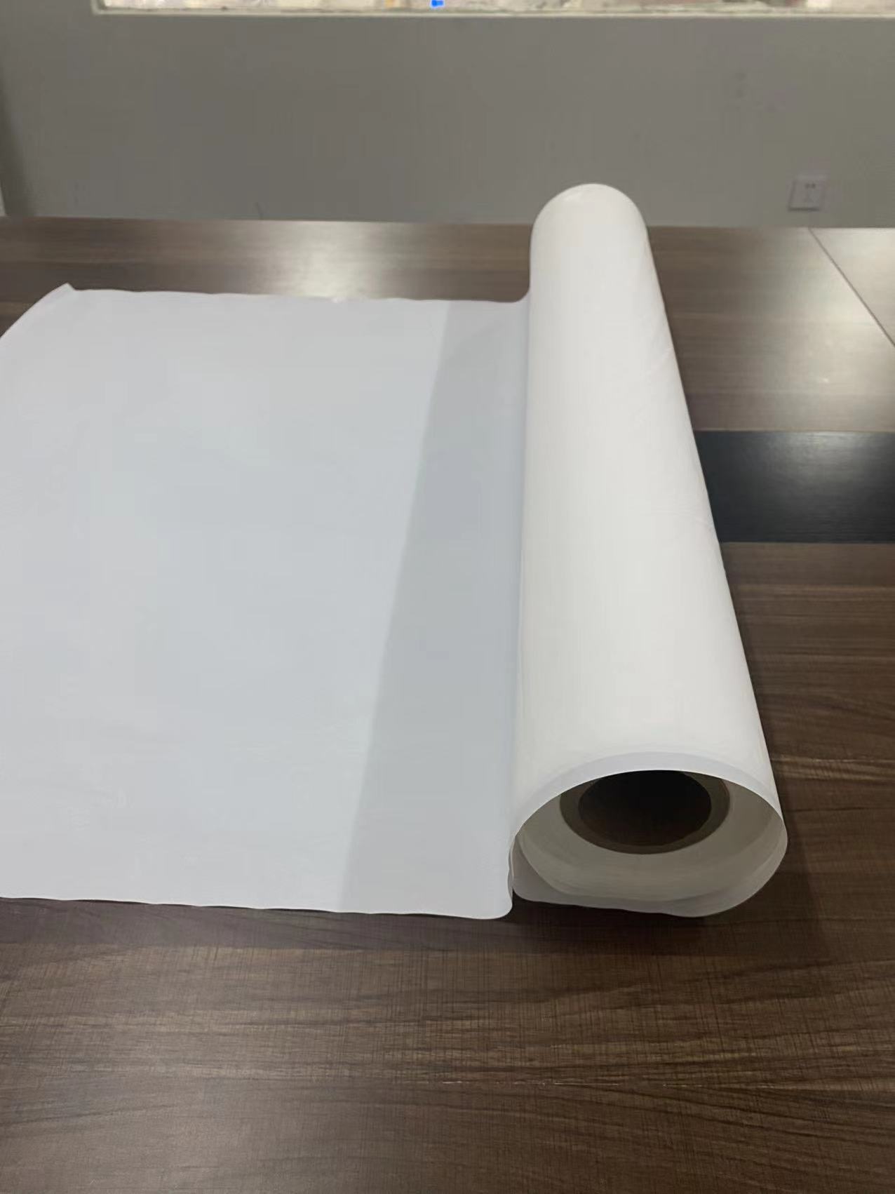 PE film, milky white film, cast film, waterproof, oil-proof and dirt-proof, inner lining of luggage, insulation box, inner lining fabric PEVA film Specification image