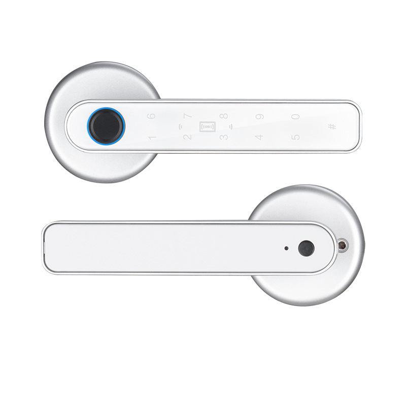 Smart Lock Home Door Lock Apartment Lock Hotel Room Swipe Card Door Interior Wooden Door Fingerprint Lock Bluetooth Lock Item Picture
