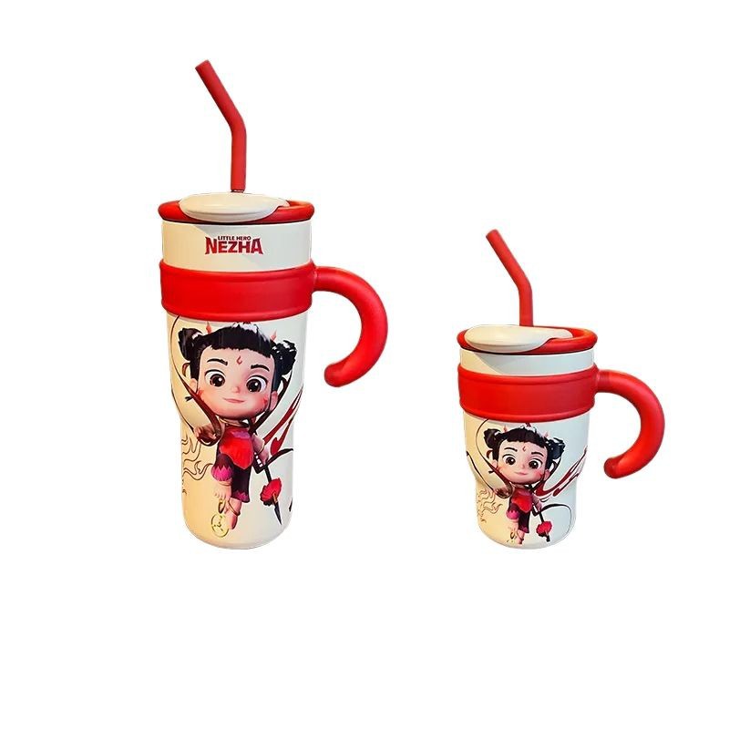 Wholesale of new 316 stainless steel large-capacity insulated cups with handles, high appearance level and cute appearance Item Picture