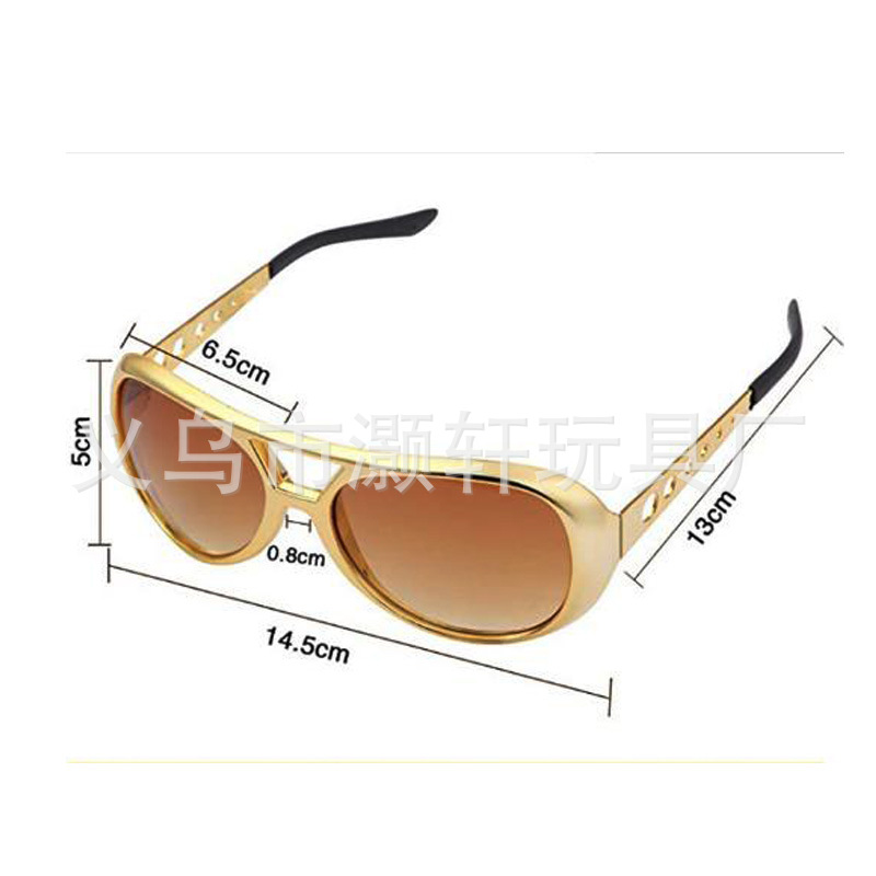 50, 6, 07, 080's DISCO retro 4 piece Elvis glasses glitter tip with Earth round earrings Application Scenario
