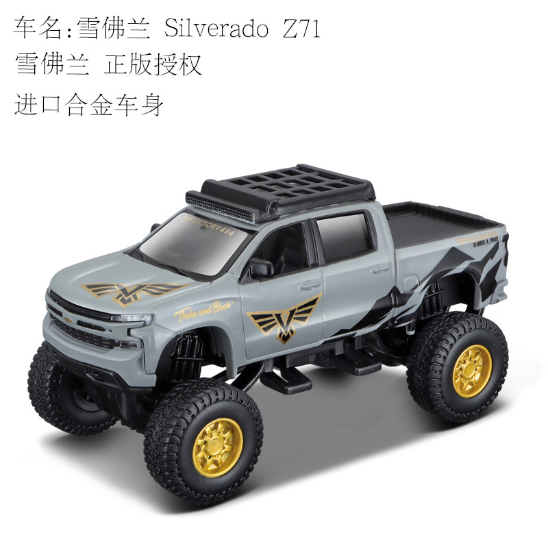 Meritor charts chevrolet jeep wrangler pickup aleación modelo de coche simulación modelo de coche juguete coche niños niños Item Picture
