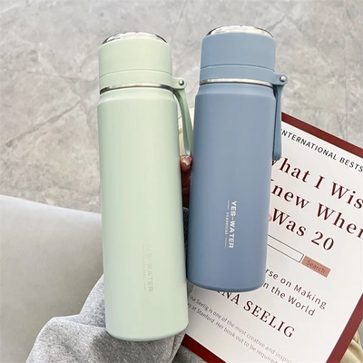 Yongkang Stainless Steel Water Cup Fresh And Simple Women's Thermos Cup Creative Gift Wholesale High Appearance Level Tea Cup