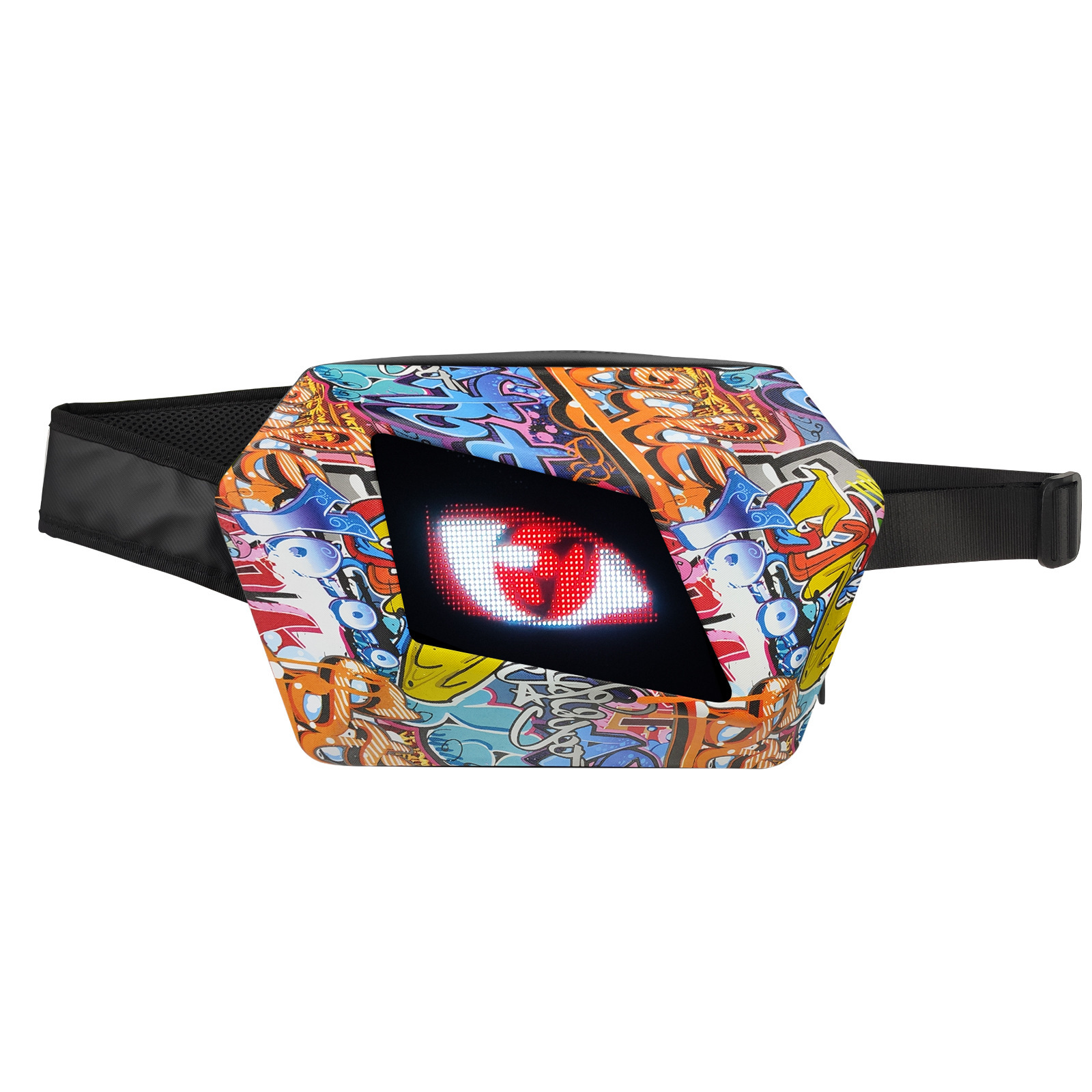 Motorcycle Scooter Rider Led Satchel Loy Knight Bag Waterproof Oblique Back Travel Bluetooth Doodle Water Smart Model Item Picture