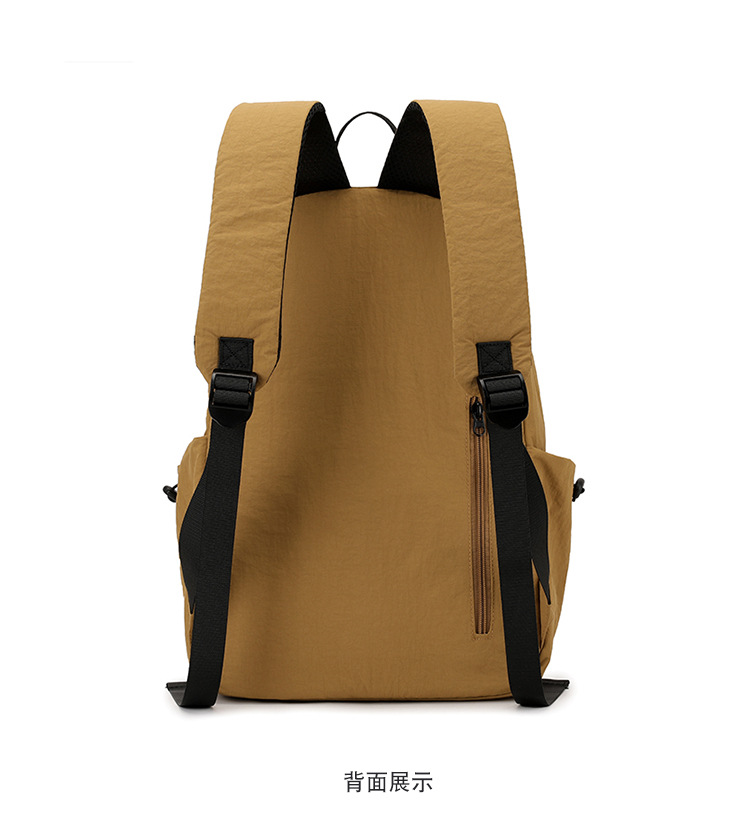 小型双肩包男小号潮牌迷你轻便学生书包运动短途出差旅行小背包女详情16