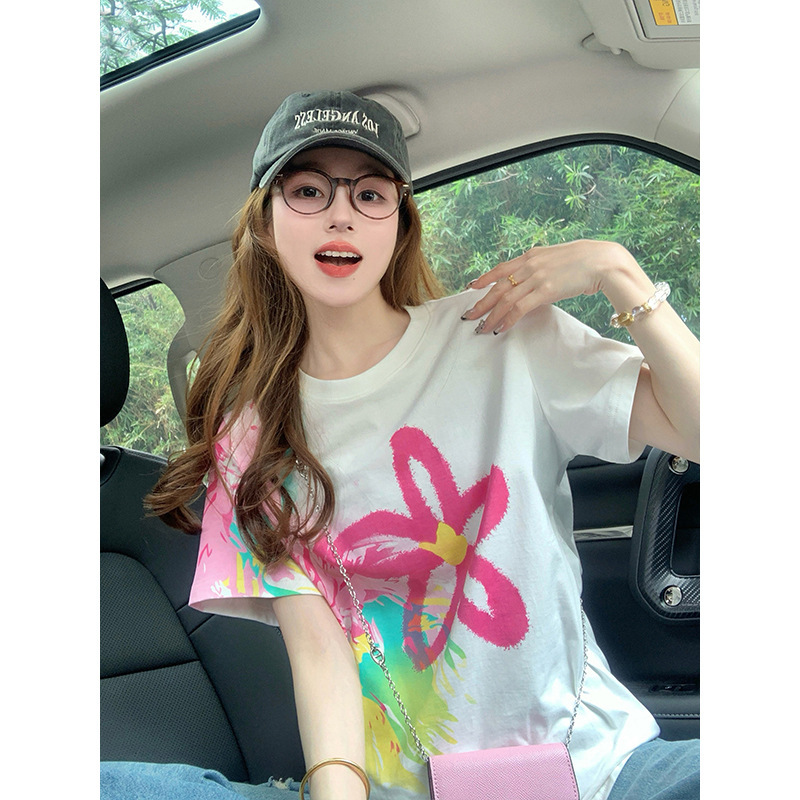 短袖/女装/衣服/短袖男/短袖女白底实物图