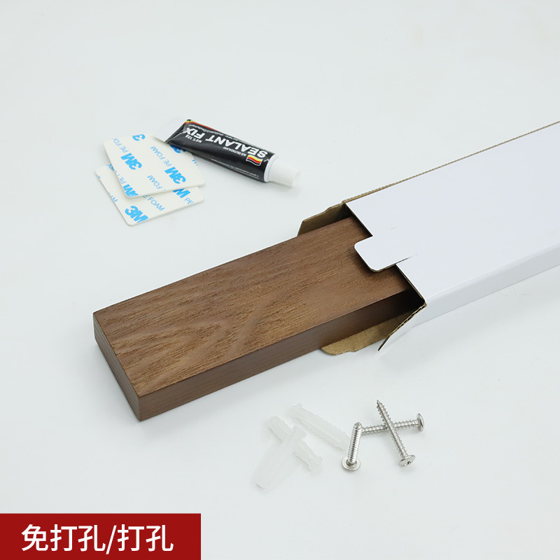 和科磁性菜刀架吸铁石壁挂式木质厨房磁力磁吸刀具收纳架磁铁刀架详情图2