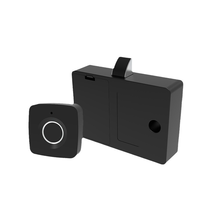 Intelligent fingerprint drawer lock, file storage cabinet, shoe cabinet, bedside table lock, single and double opening office drawer fingerprint lock Item Picture